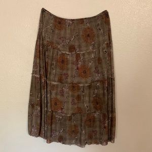 Gorgeous Long Vintage Style Thrifted Skirt
